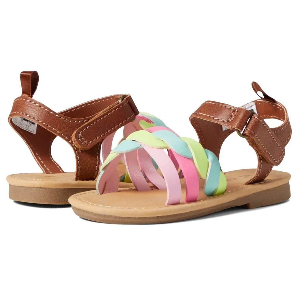 Carter's Denali2 Sandals Girls US 4 Multicolor Open Toe Ankle Strap ZAP2618
